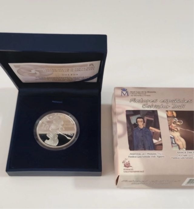 MONEDA 10 EUROS DALÍ