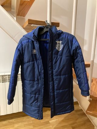 Abrigo de fútbol Arandina azul