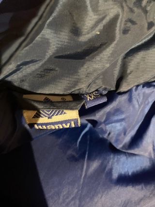 Abrigo de fútbol Arandina azul