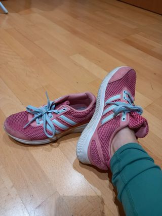 Zapatillas Adidas Bounce Mujer Rosa