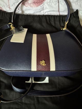 Borsa Lauren Ralph Lauren Blu Multicolore