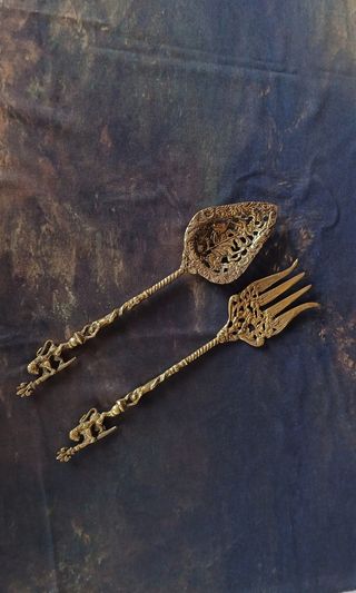 vintage dorate in metallo