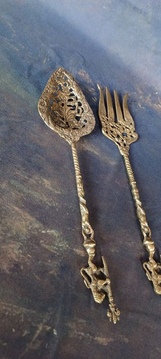 vintage dorate in metallo