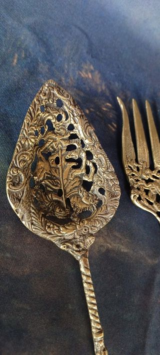 vintage dorate in metallo