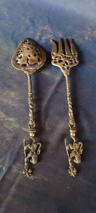 vintage dorate in metallo