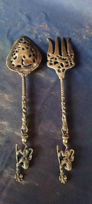 vintage dorate in metallo