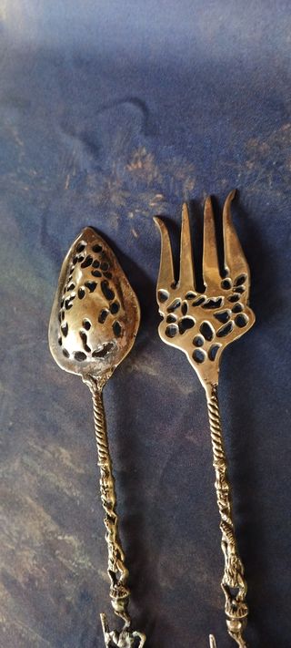 vintage dorate in metallo