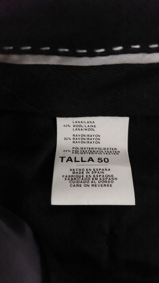 Traje de hombre negro