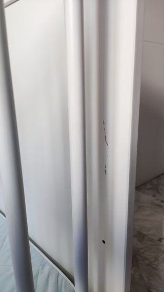 Cuna blanca IKEA con colchón