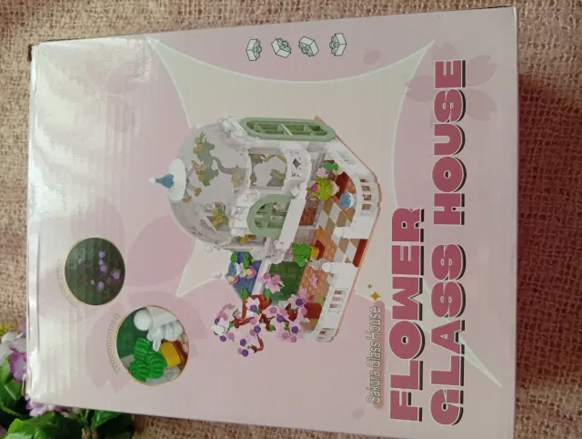 Juguete de construcción Flower Glass House