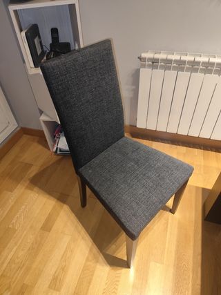 Conjunto mesa centro y mesa comedor y 4 sillas 