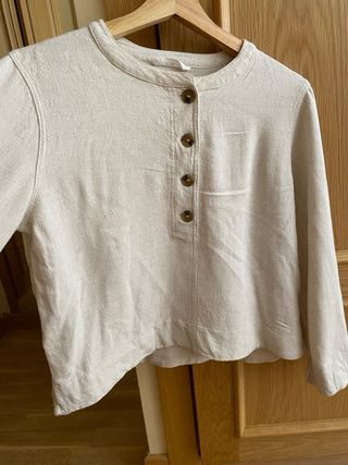 Blusa Mulaya Rayón Lino Talla S
