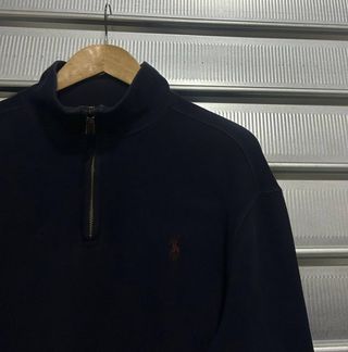 Polo Ralph Lauren pullover zip uomo blu