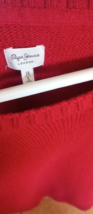 Jersey Pepe Jeans rojo mujer