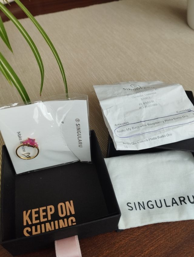 Sortija Singularu Oro y Rosa