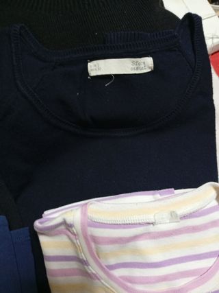 Lote jerseys y camisetas mujer