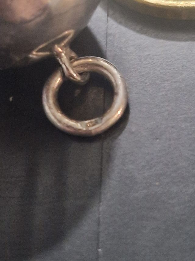 Bola cascabel plata ley 925