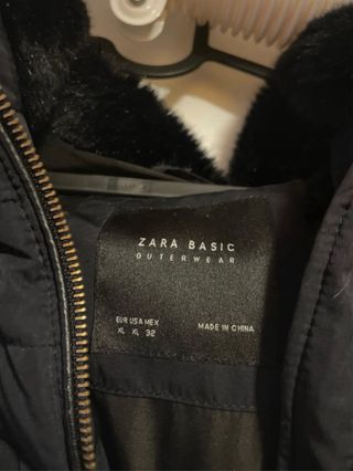 Anorak plumífero Zara T.XL