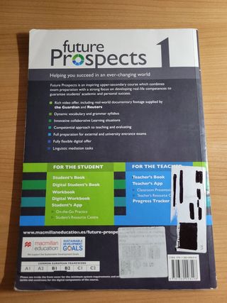 FUTURE PROSPECTS 1 Student's book: libro de tex...
