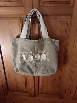 Bolso de lona verde Greenwich 1994