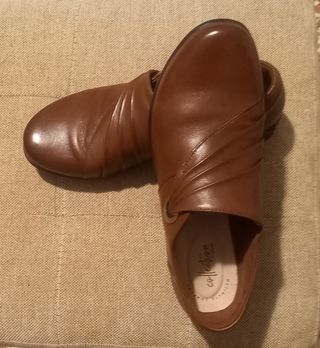 Scarpe Clarks in pelle marrone