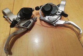 Juego de manetas de cambio 3x7 y frenos, SHIMANO