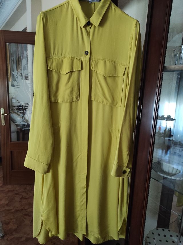 Vestido camisero Zara
