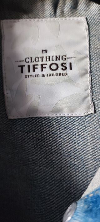 Cazadora vaquera Tiffosi azul