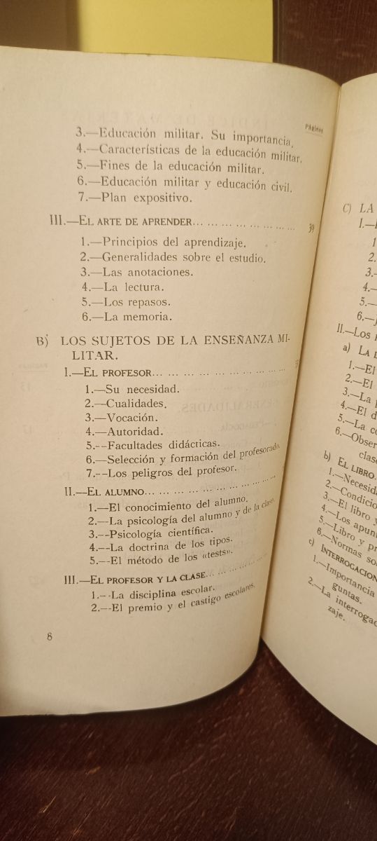 Pedagogía Militar. Ideas y Preceptos Generales