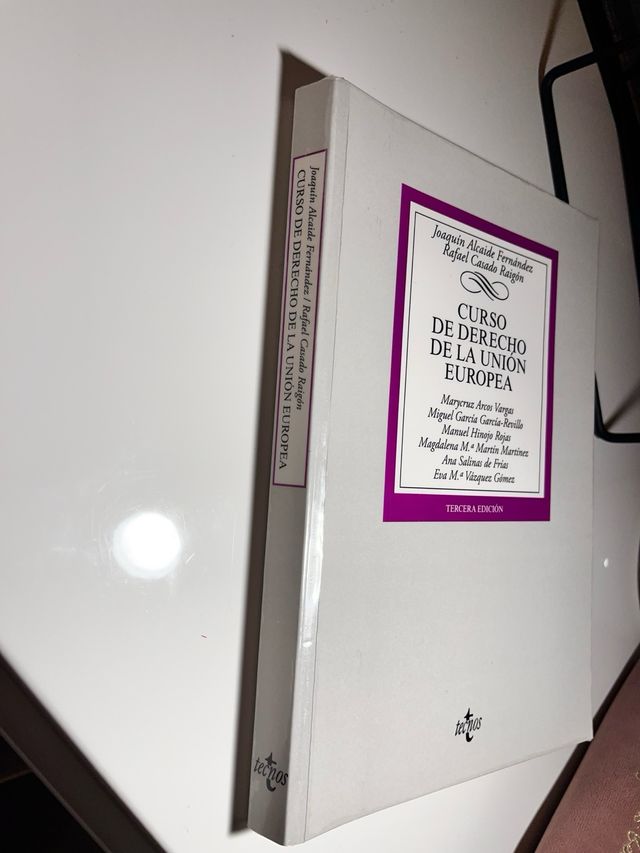 Libro de Derecho De la Unión Europea