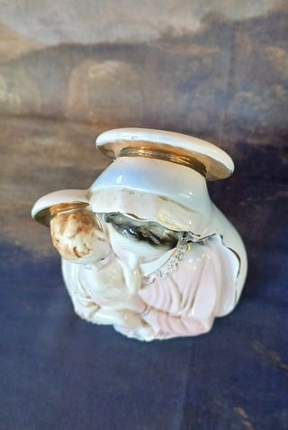 Madonnina in porcellana con bambino