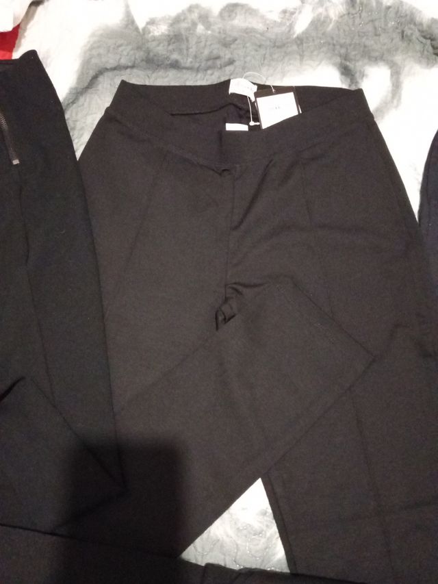 Set 4 pantaloni neri tg S