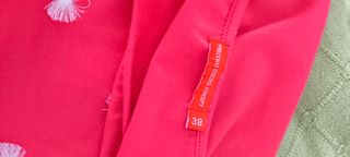 Camiseta coral tirantes con lacitos blancos