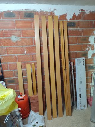 Puerta interior madera con cristal