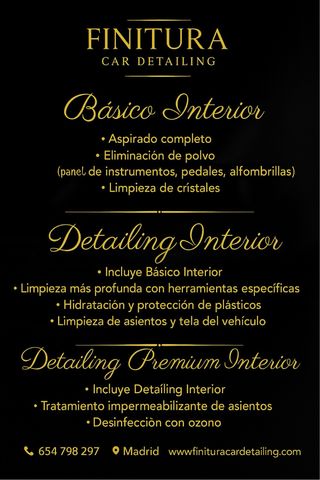 Limpieza exterior e interior de coches a domicilio