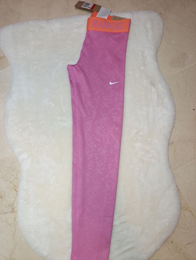 Mallas Nike Pro kids Rosas y Naranja