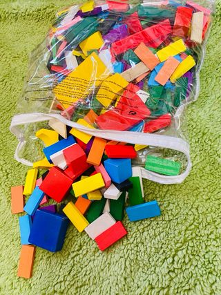 Juguete de construcción de madera