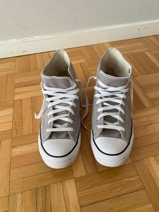 Converse grises talla 44