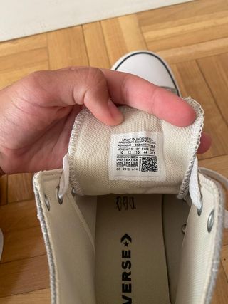 Converse grises talla 44