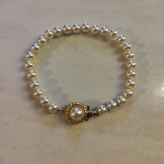 Pulsera Perlas Mallorca Cierre Dorado