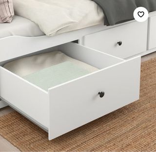 Diván HEMNES IKEA 80x200 con 3 cajones