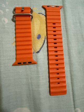 Correas Apple Watch Ultra Naranja y Amarillo