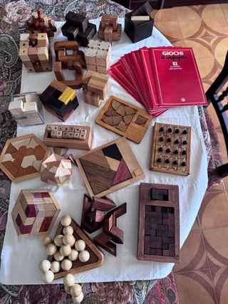 Giochi di ingegno in legno