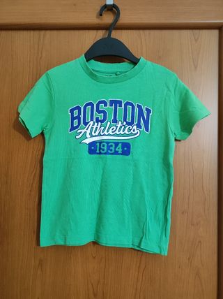 Maglietta bimbo verde Boston Athletics