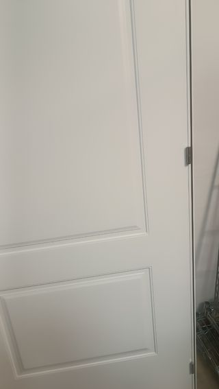 Puerta madera maciza blanca