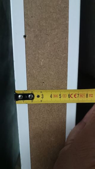 Puerta madera maciza blanca