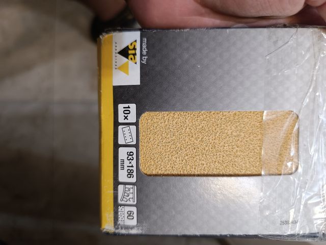 Fogli Carta Abrasiva CRAFTOMAT 10pz 60 Grana