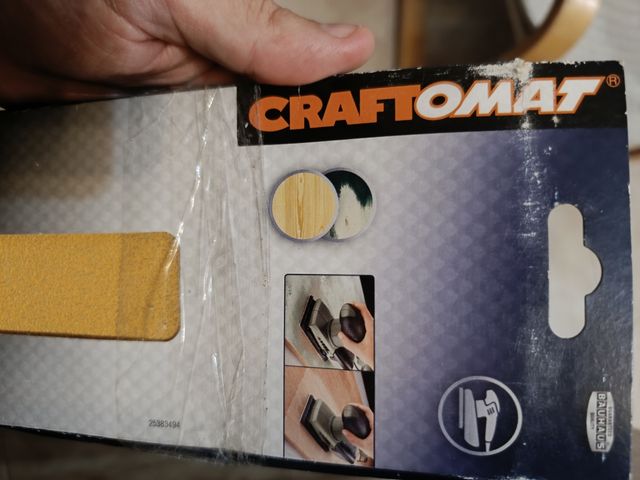 Fogli Carta Abrasiva CRAFTOMAT 10pz 60 Grana