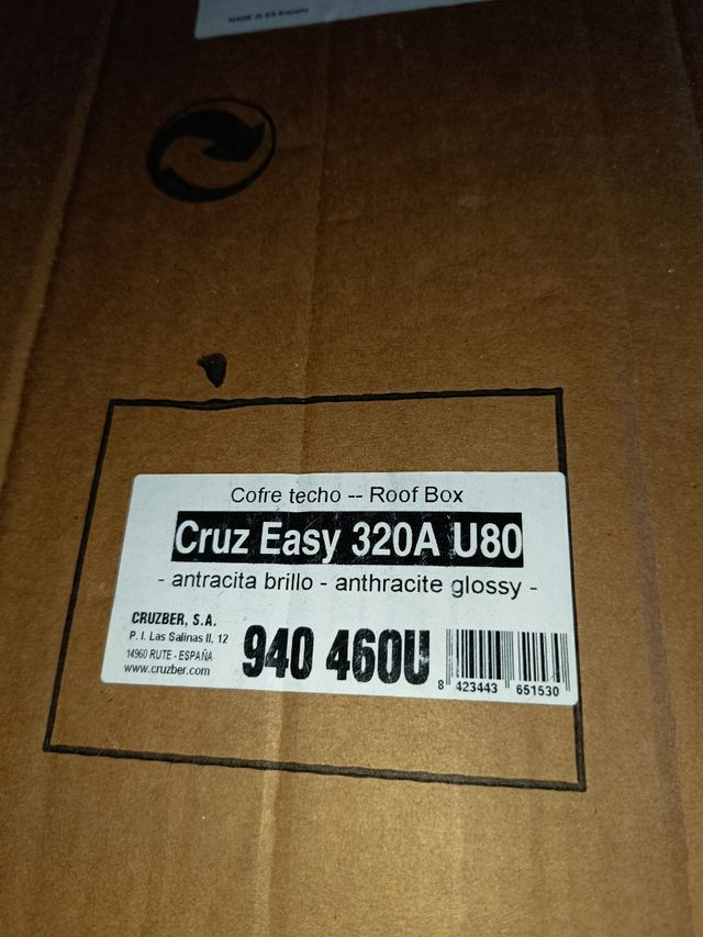 Baúl Techo Gris Oscuro Brillo