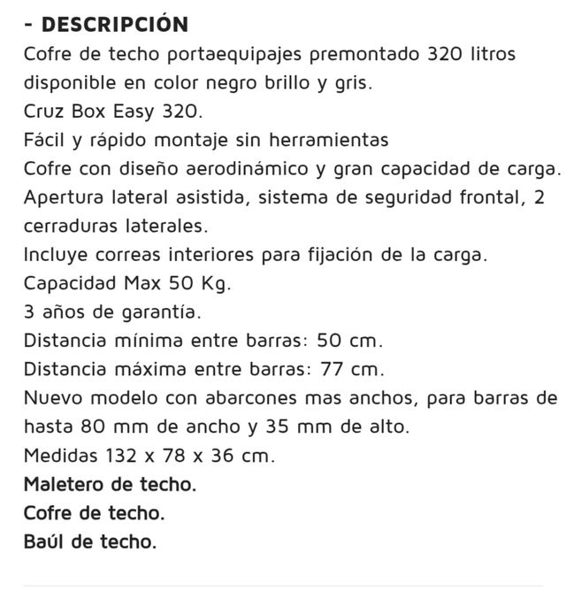 Baúl Techo Gris Oscuro Brillo